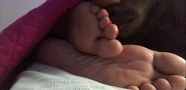  Smelling Her Feet and Sucking her Toes while she Sleeps